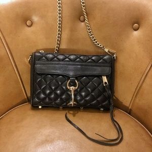 Rebecca Minkoff Mini Quilted Black MAC Crossbody